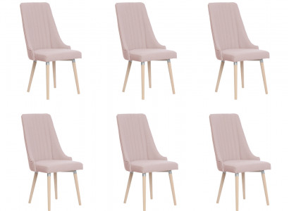 6x Stoelen Stoel Bekleding Modern Set Design Leun Garnituur Fauteuil Compleet Nieuw